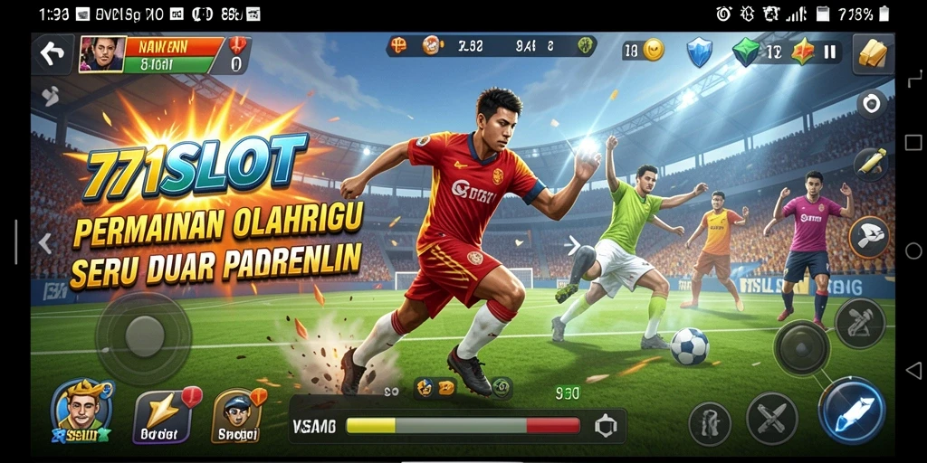 Tampilan gameplay seru di 171SLOT yang penuh aksi olahraga.