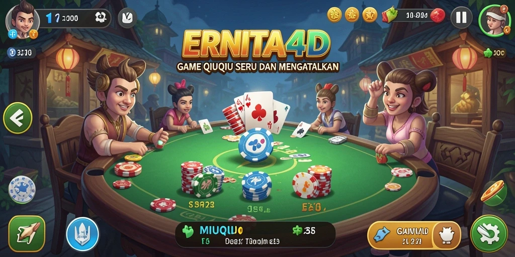 Tampilan gameplay QiuQiu yang menarik di ERNITA4D.