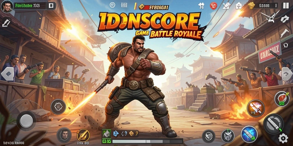 Gameplay mendebarkan di battlefield <strong>IDNSCORE</strong> dengan banyak pemain yang berkompetisi.