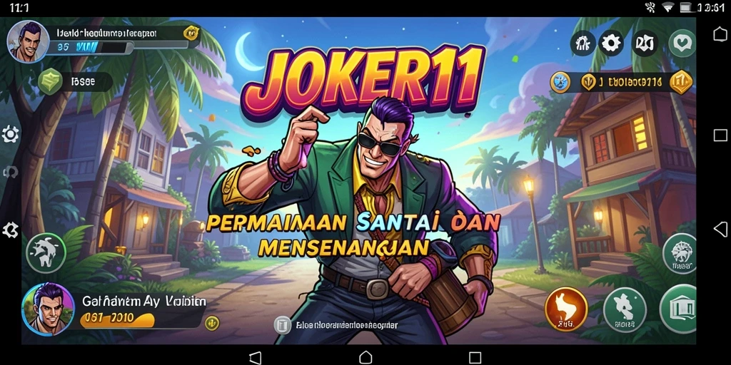 Tampilan gameplay <strong>JOKER11</strong> yang menyenangkan dan santai.