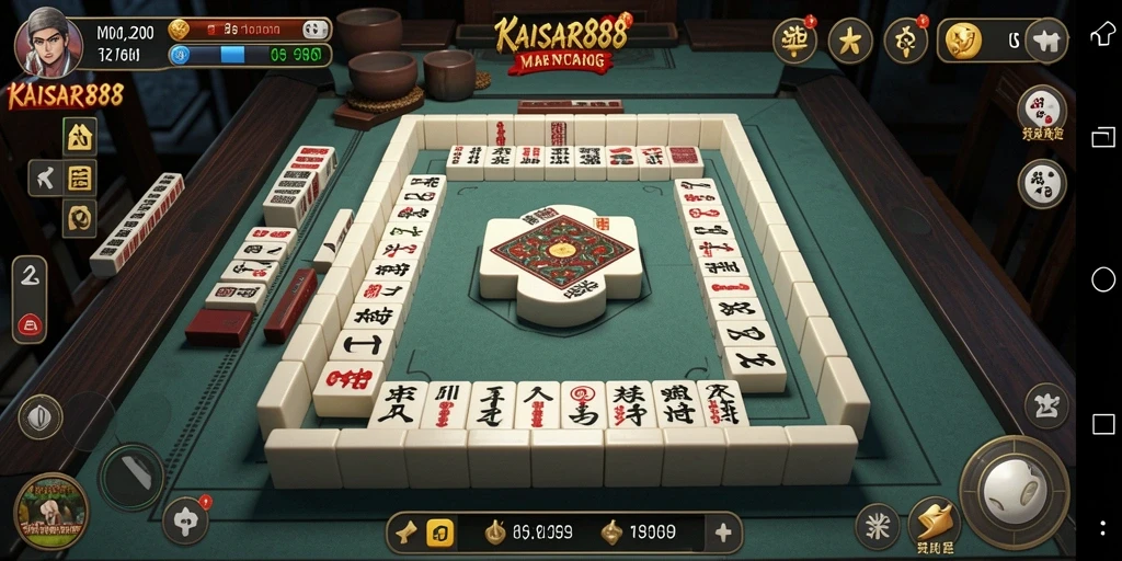 Tampilan gameplay menarik dari KAISAR888 saat bermain Mahjong.