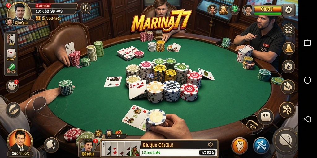 Tampilan gameplay seru di MARINA77 dengan teman-teman.