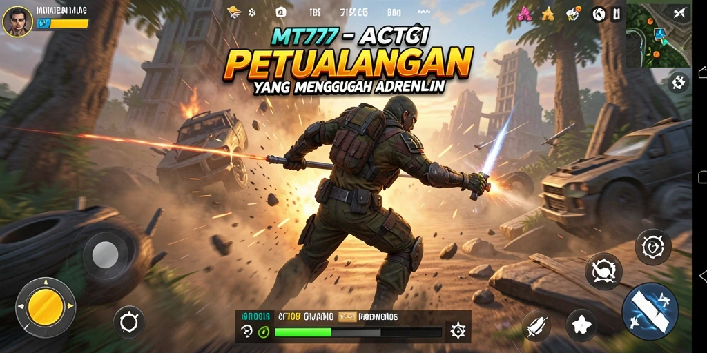Screenshot utama MT777 menampilkan aksi seru dalam gameplay.