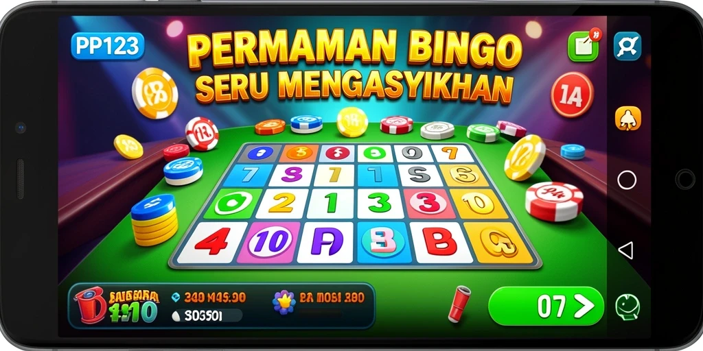 Tampilan gameplay Bingo PP123 yang menarik dan interaktif.