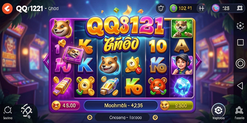 Screenshot gameplay QQ1221 menampilkan keseruan dan grafis menarik game Slot.