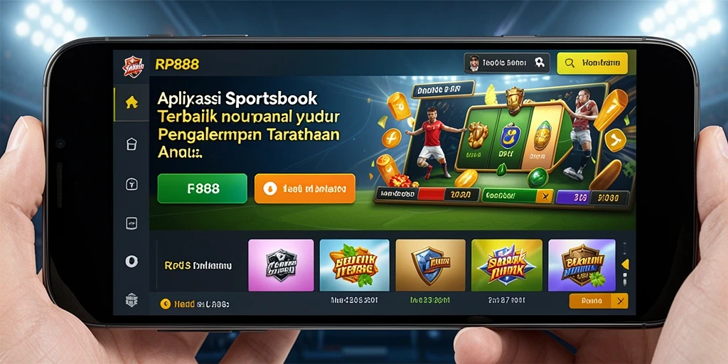 Screenshot gameplay <strong>RP888</strong> menampilkan opsi taruhan olahraga yang beragam.